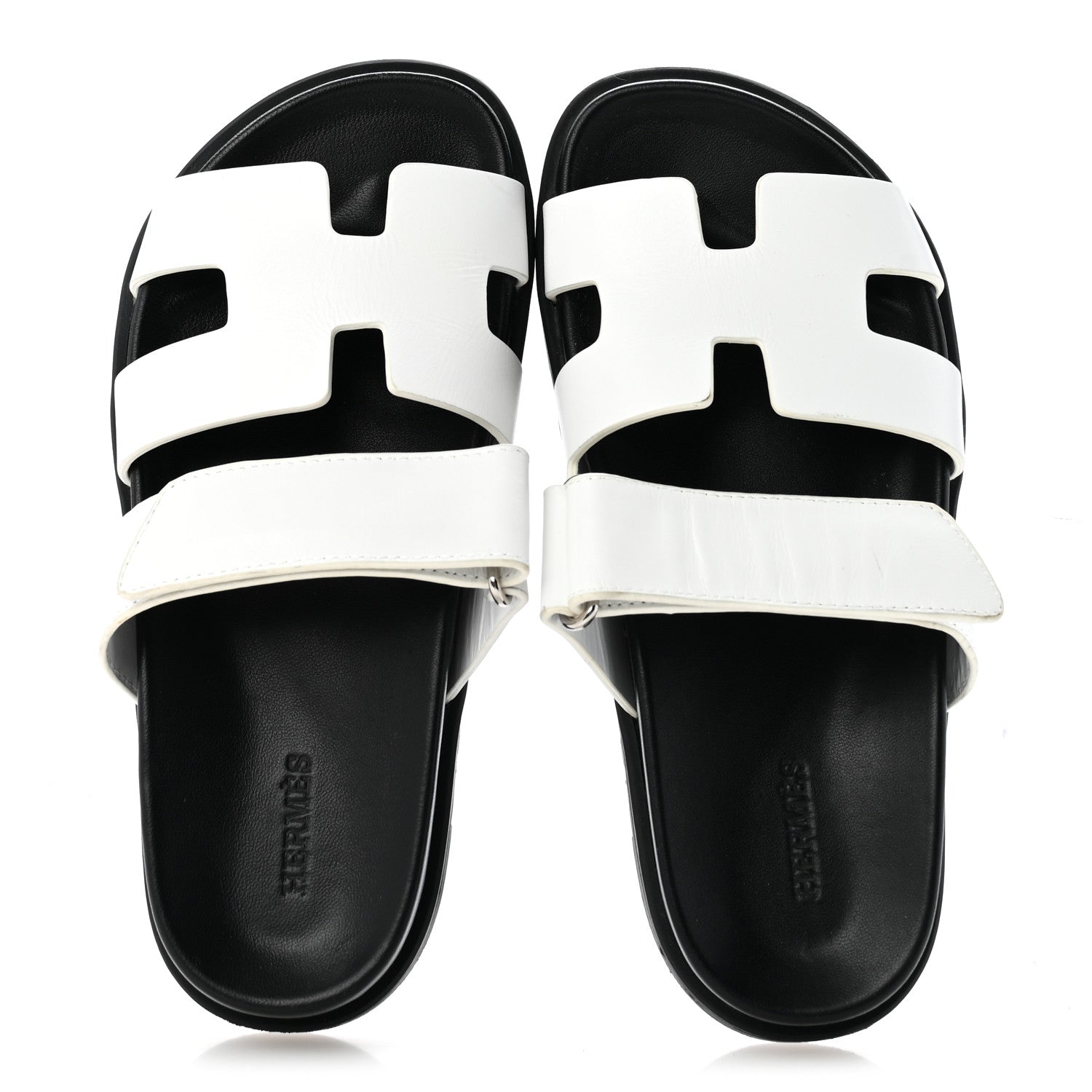 Calfskin Womens Chypre Sandals 36 White