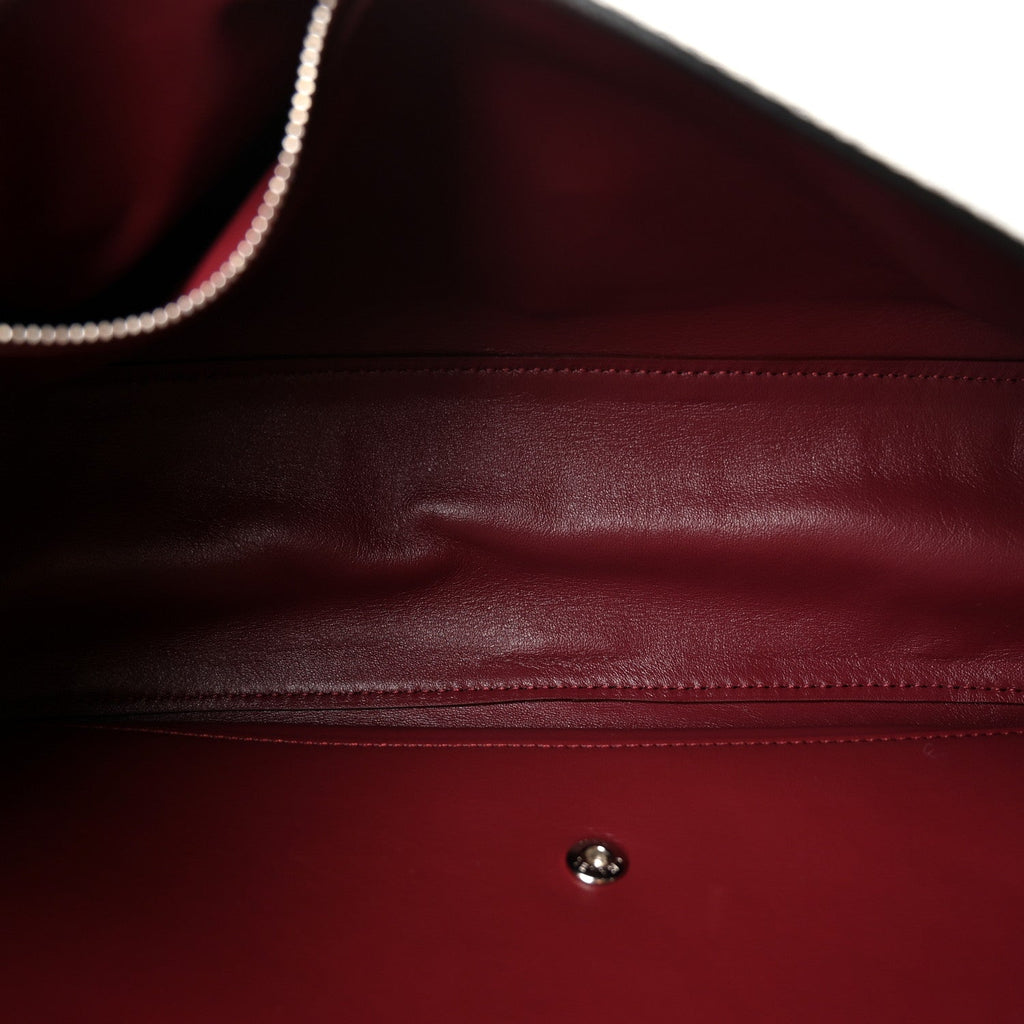 Grained Calfskin Small Souplissimo Maxi Flap Black