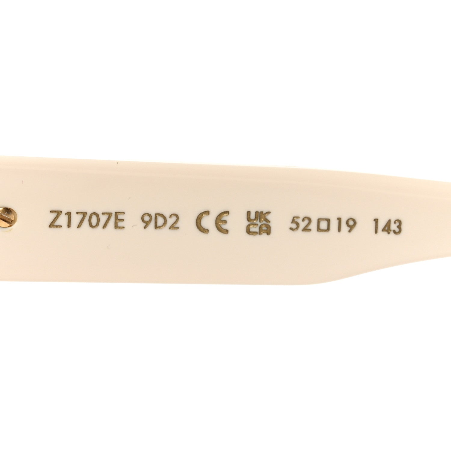 Acetate My Monogram Soft Cat Eye Sunglasses Z1707E White
