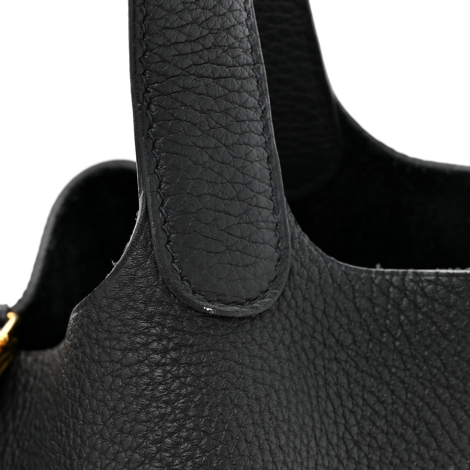 Taurillon Clemence Picotin Lock 22 MM Black
