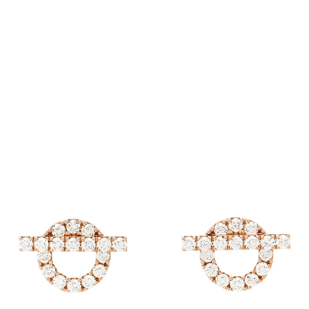 18K Rose Gold Diamond Finesse Earrings