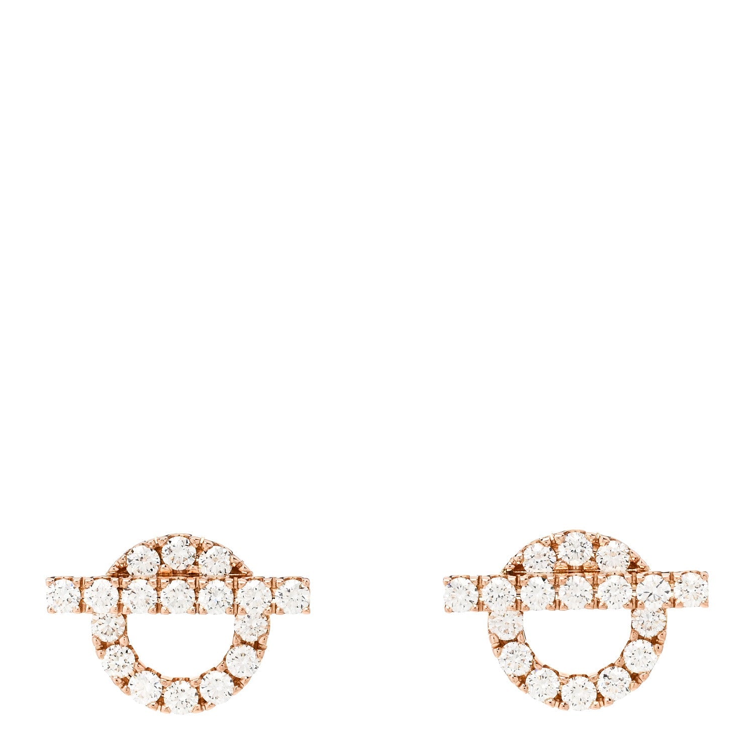 18K Rose Gold Diamond Finesse Earrings