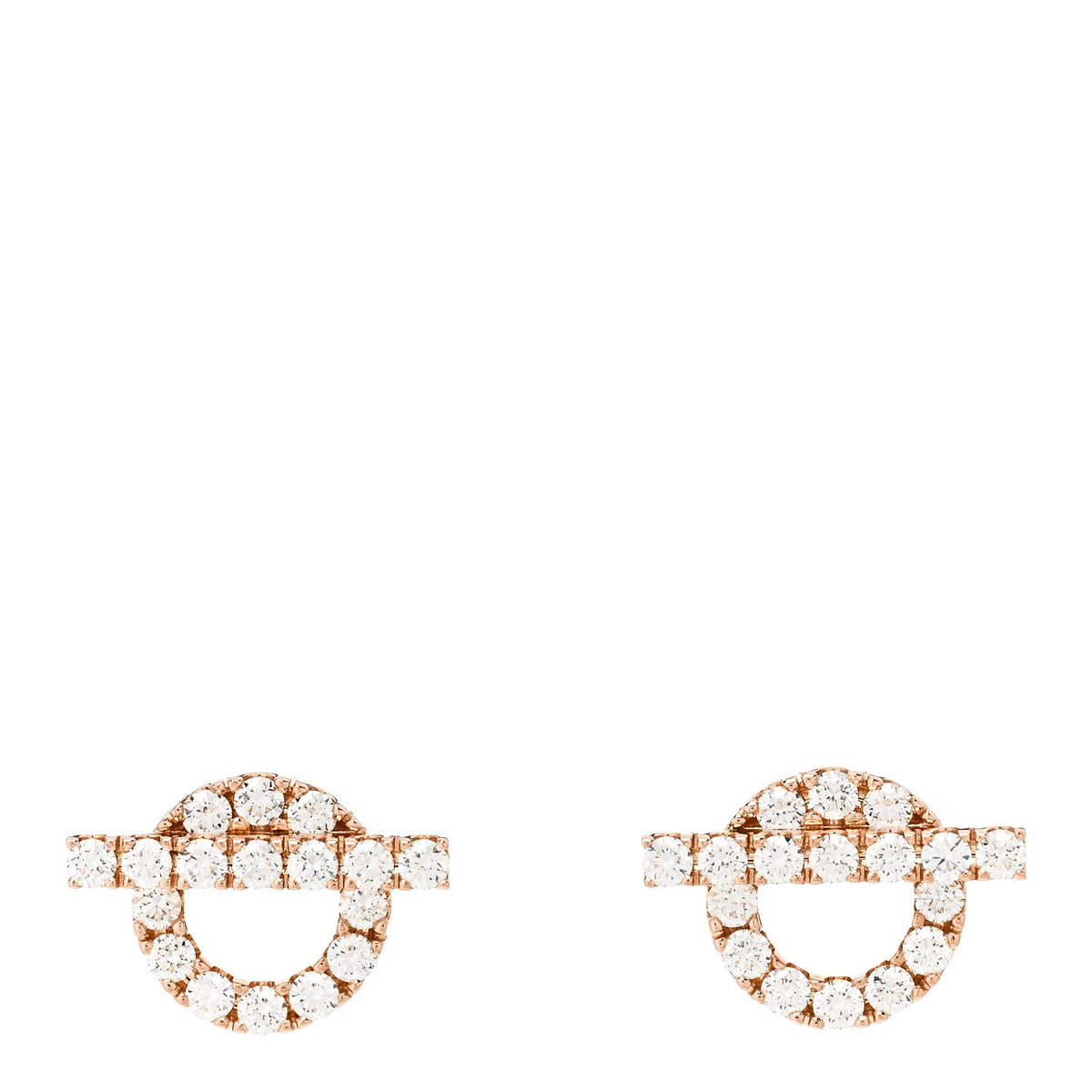 18K Rose Gold Diamond Finesse Earrings