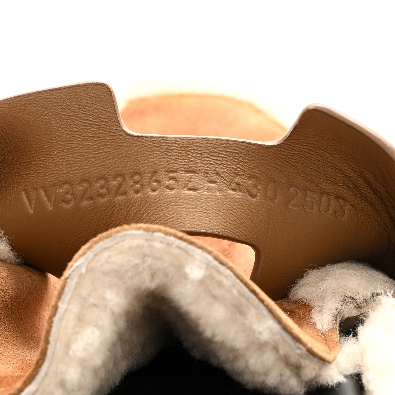 Suede Goatskin Shearling Mens Go Mules 43 Beige Kraft Ecru