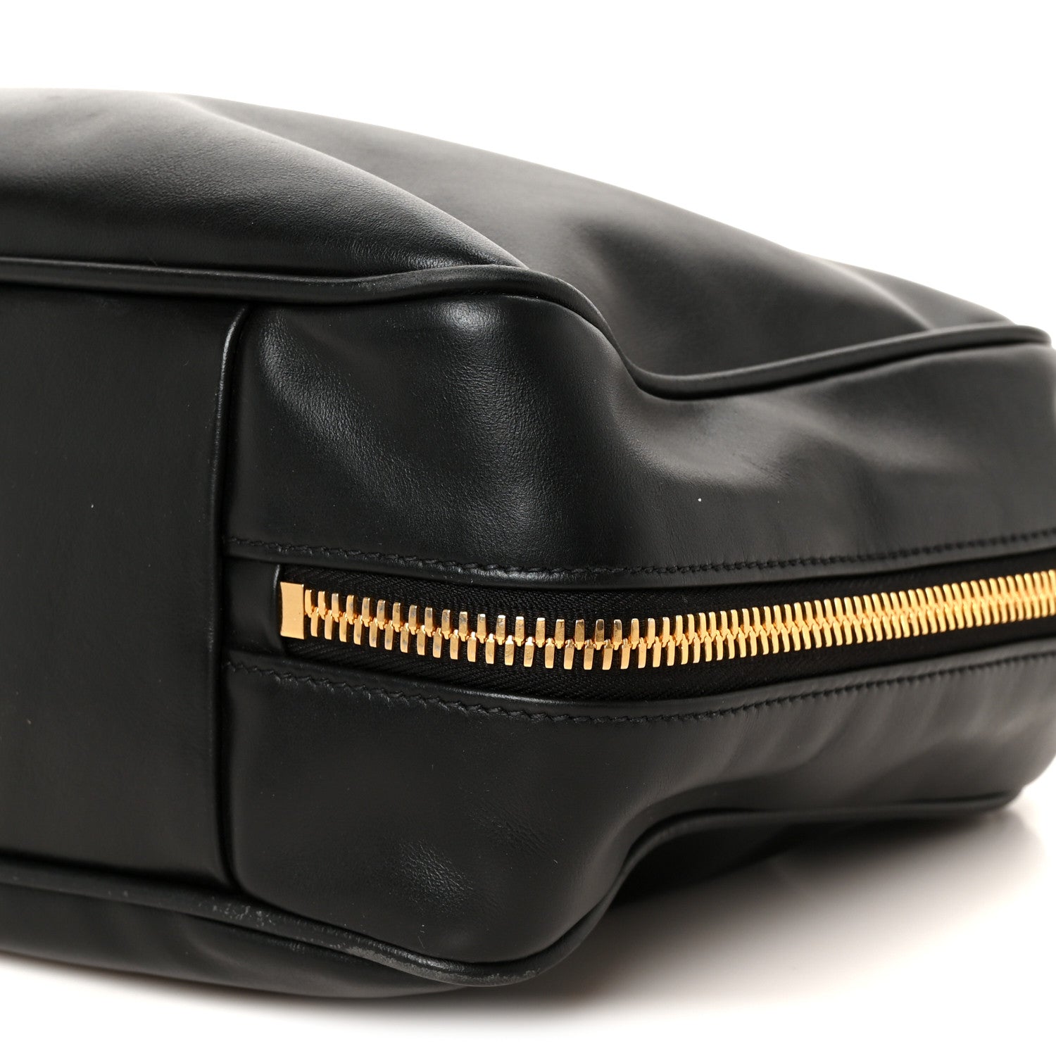 Soft Calf Softy Large Beau Top Handle Bag Black