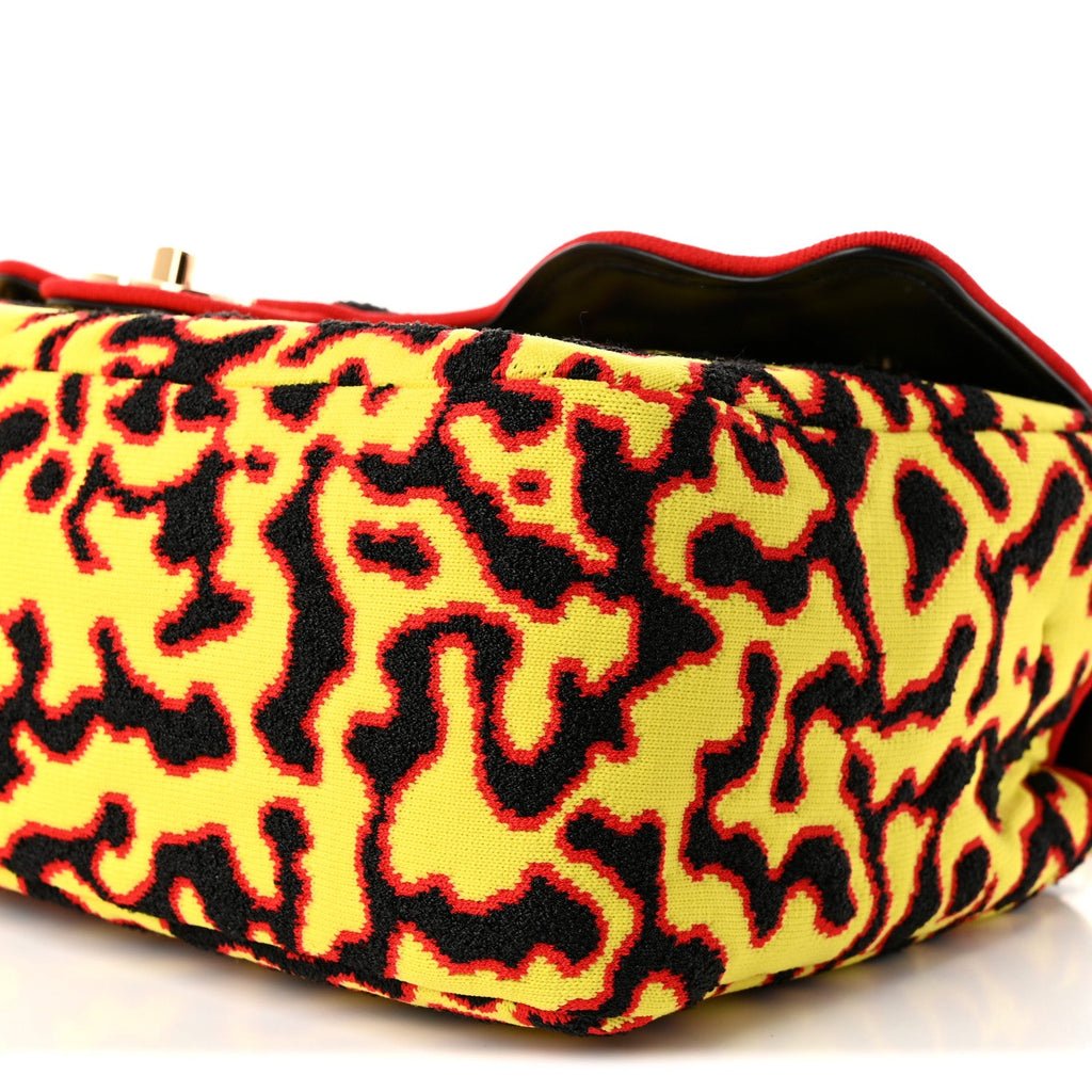 Mixed Fibers Magma Maxi Flap Yellow Black Red