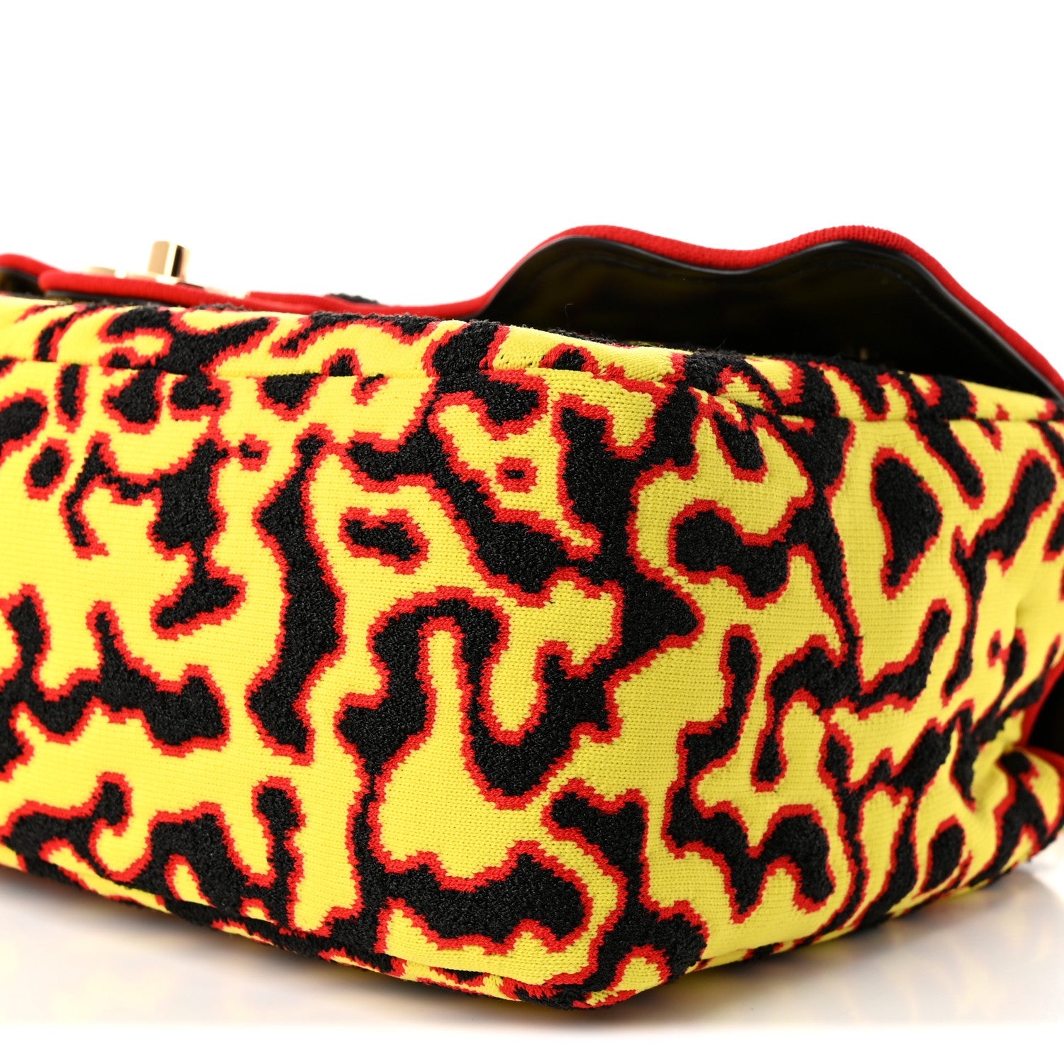 Mixed Fibers Magma Maxi Flap Yellow Black Red