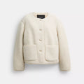 Coach Outlet Short Sherpa Cardi Jacket