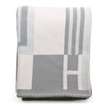 Wool Cashmere Ithaque Blanket Gris Perle