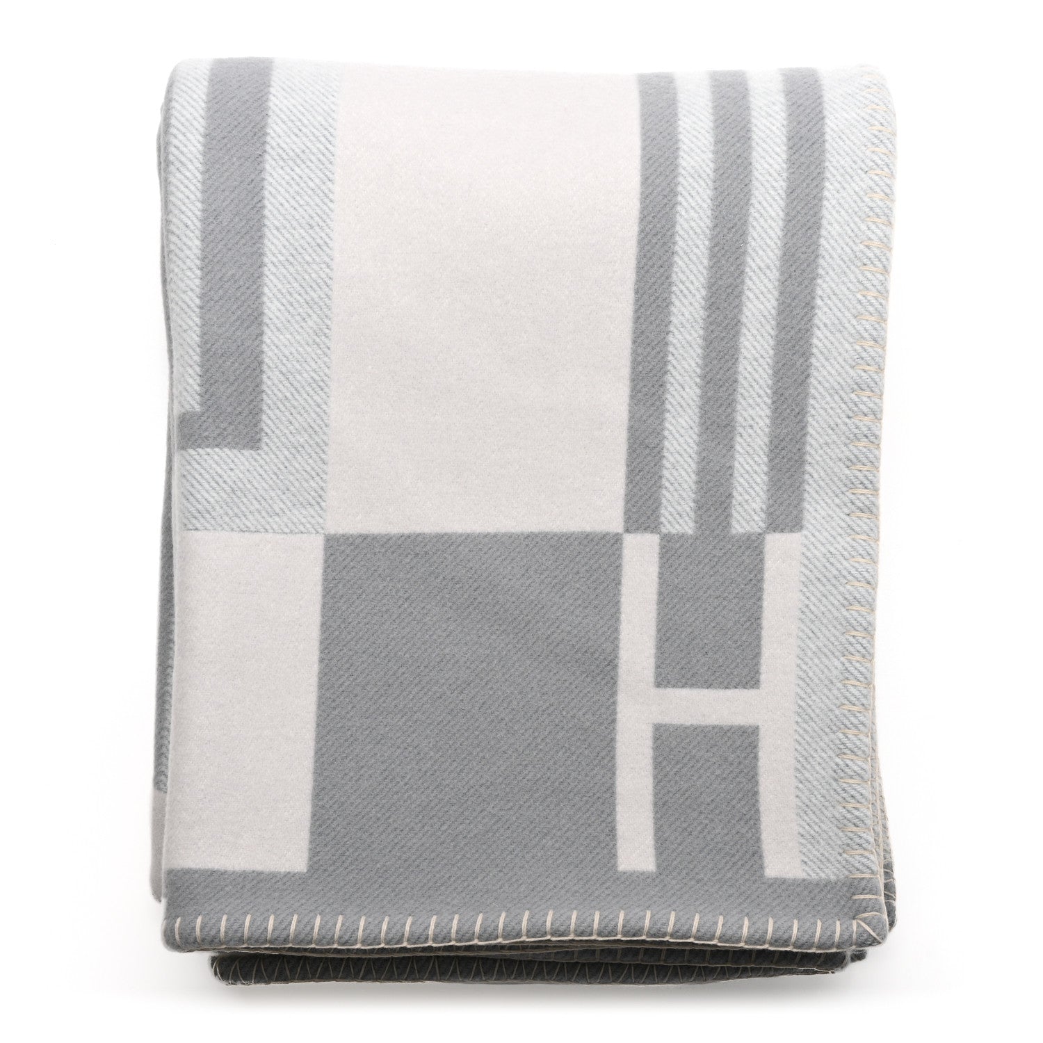 Wool Cashmere Ithaque Blanket Gris Perle