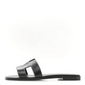 Box Calfskin Oran Sandals 36.5 Black