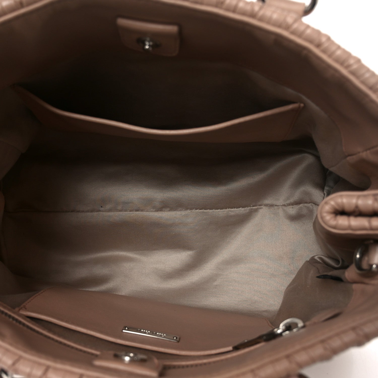 Nappa Matelasse Swarovski Crystal Tote Cammeo