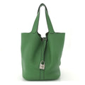 Taurillon Clemence Picotin Lock 26 GM Bamboo