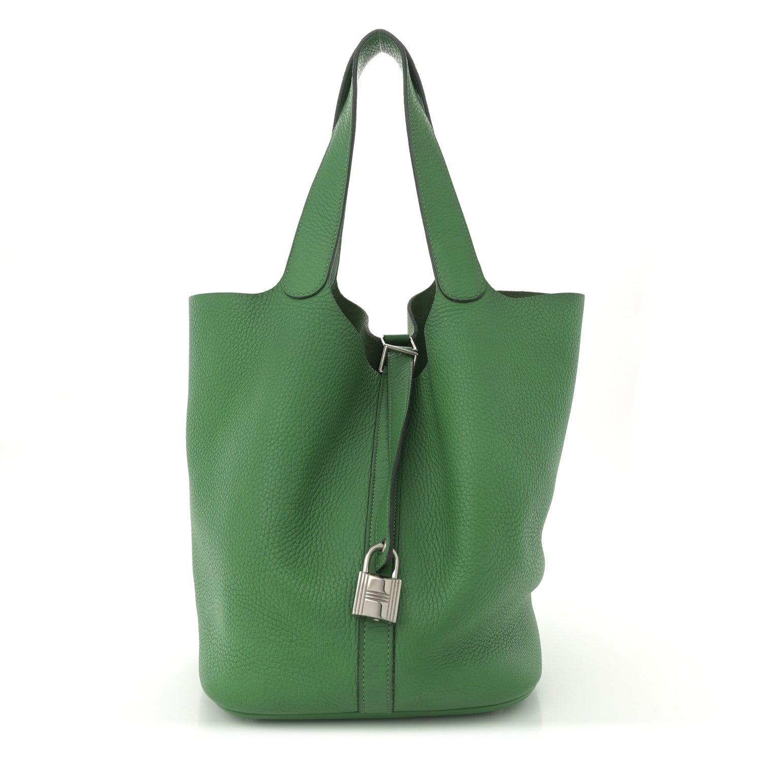Taurillon Clemence Picotin Lock 26 GM Bamboo
