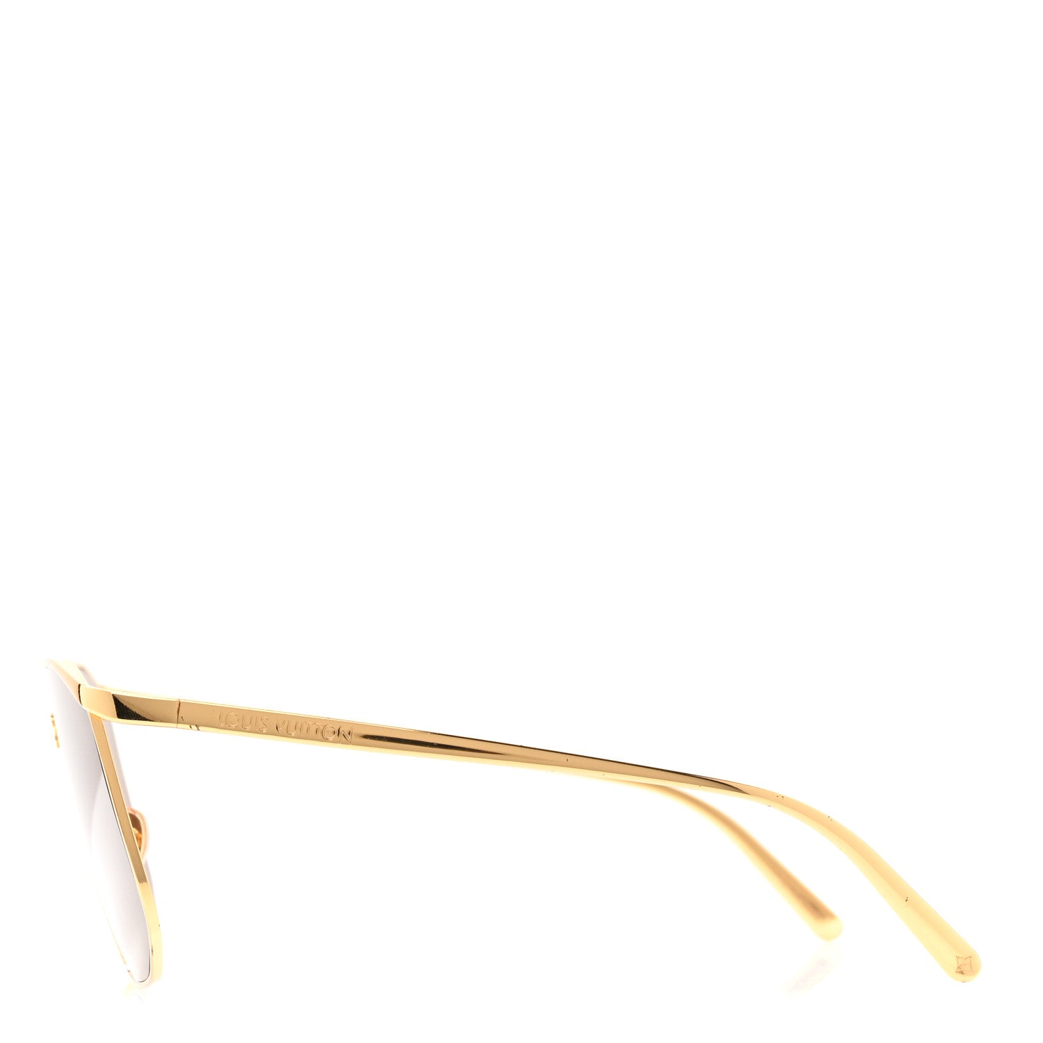 Metal LV Golden Mask Sunglasses Z1717U Gold