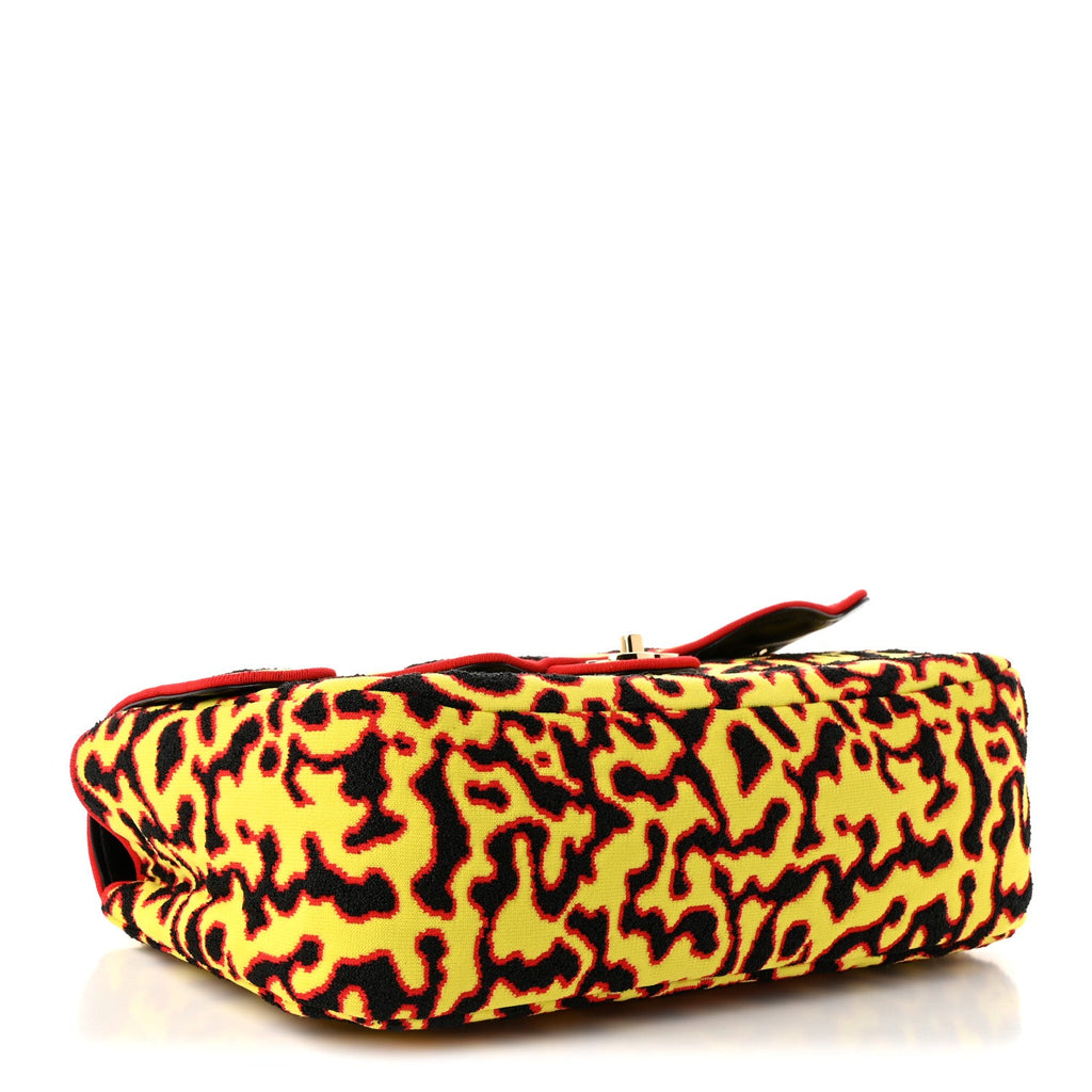 Mixed Fibers Magma Maxi Flap Yellow Black Red