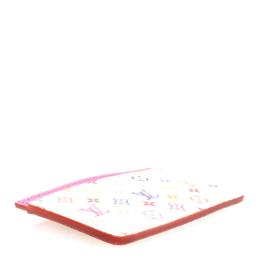 LV X TM Monogram Multicolor Card Holder Kawaii Pink
