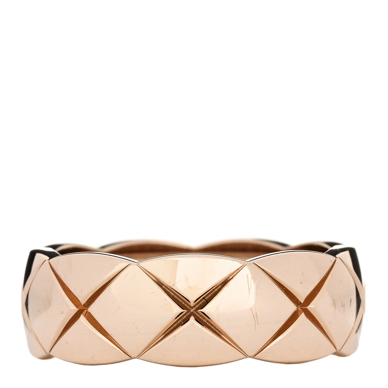 18K Beige Gold Small Coco Crush Ring 53 6.5