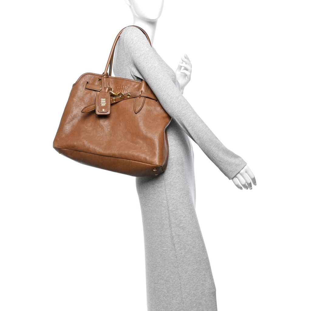 Nappa Aviator Medium Aventure Bag Rovere
