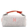 Canvas Small Bride-A-Brac Pouch Gris Flanelle