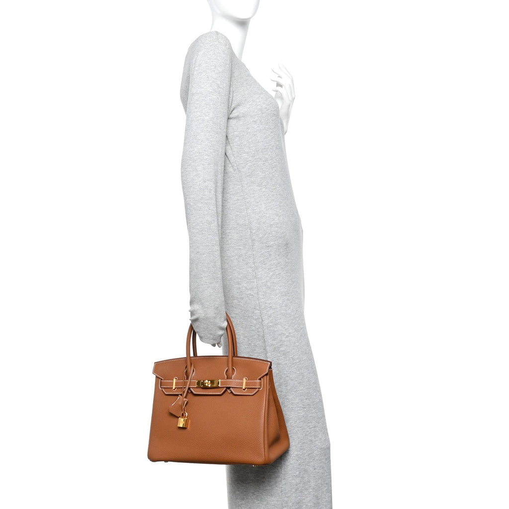 Togo Birkin 30 Gold