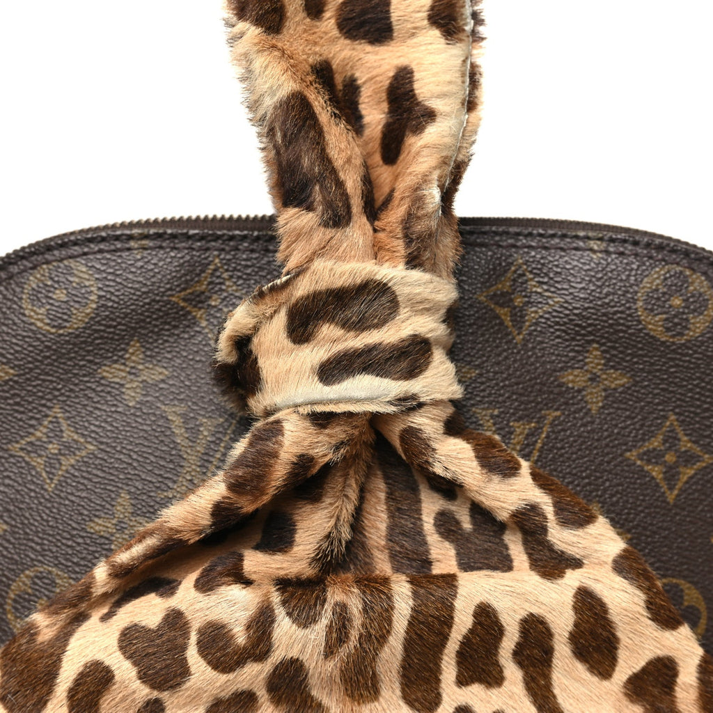 Monogram Azzedine Alaia Leopard Alma