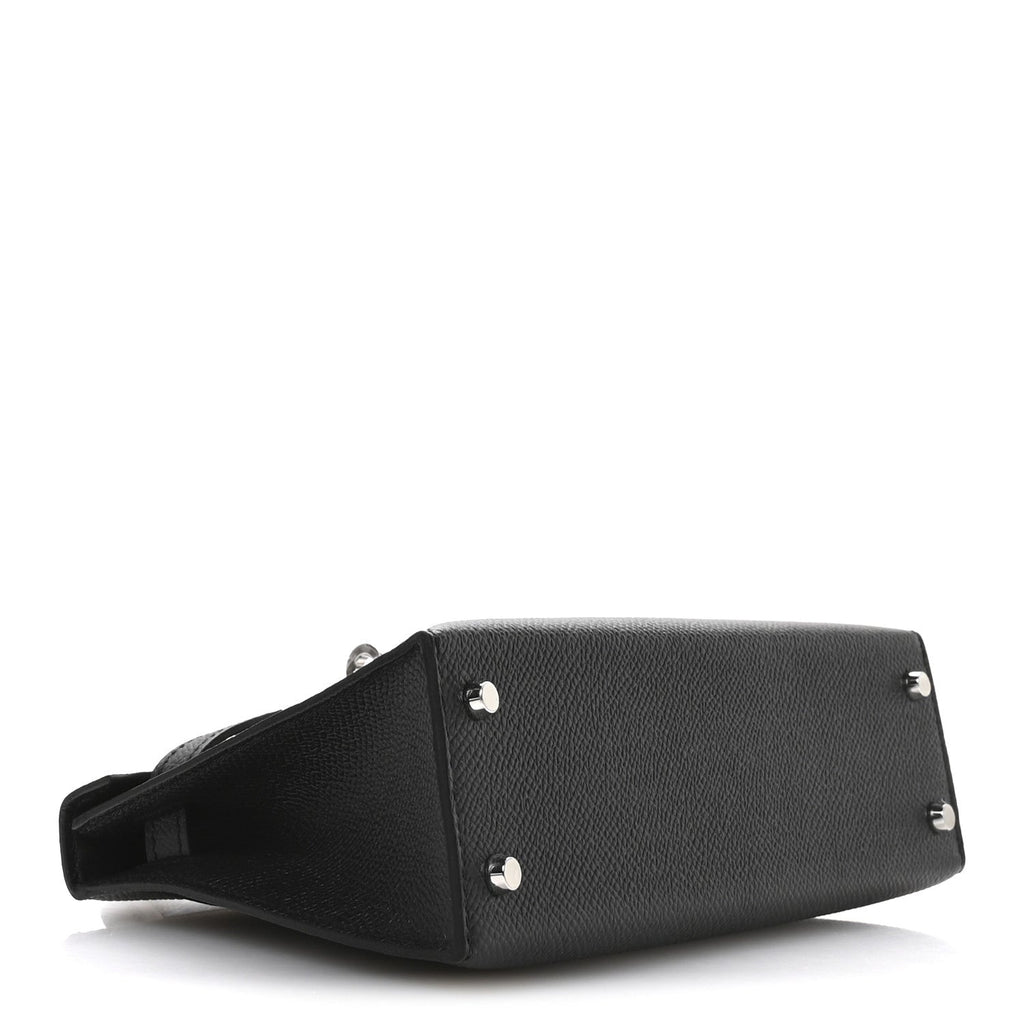 Epsom Mini Kelly Sellier 20 Black