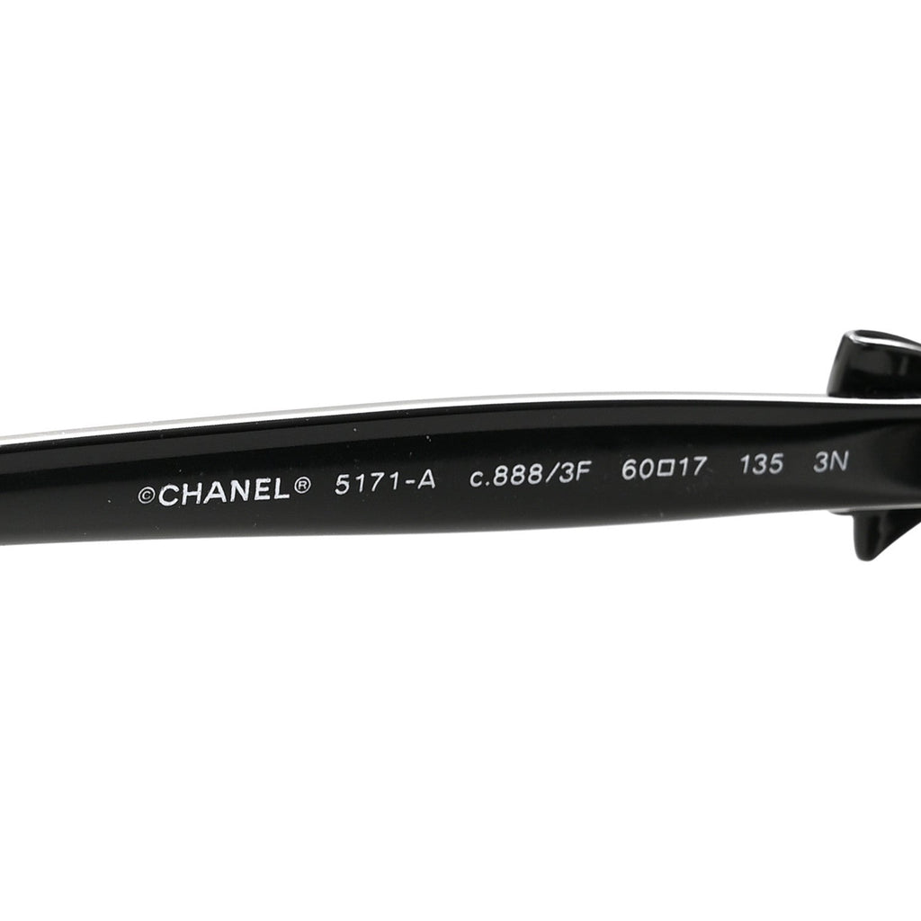 Acetate CC Bow Sunglasses 5171-A Black