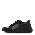 Goatskin Suede Goatskin Mens Bouncing Sneakers 43.5 Black