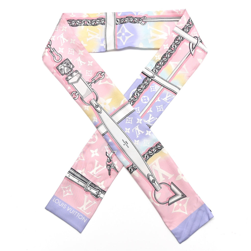 Silk Monogram Escale Confidential Bandeau Pink
