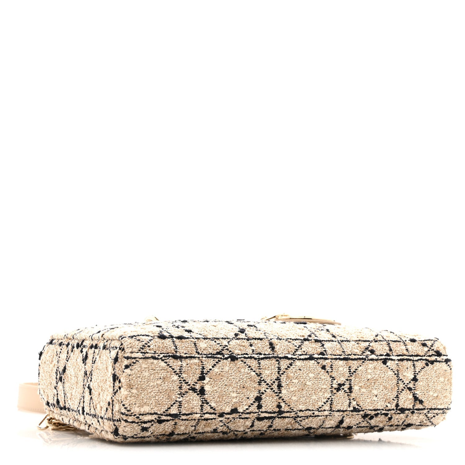 Tweed Cannage Medium Lady D-Joy Natural Black