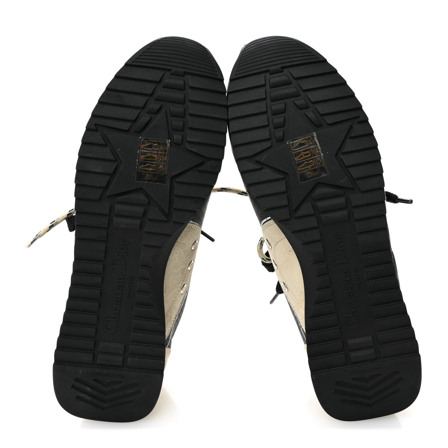Calfskin Nylon Womens D-Sketch Sneakers 39 Black