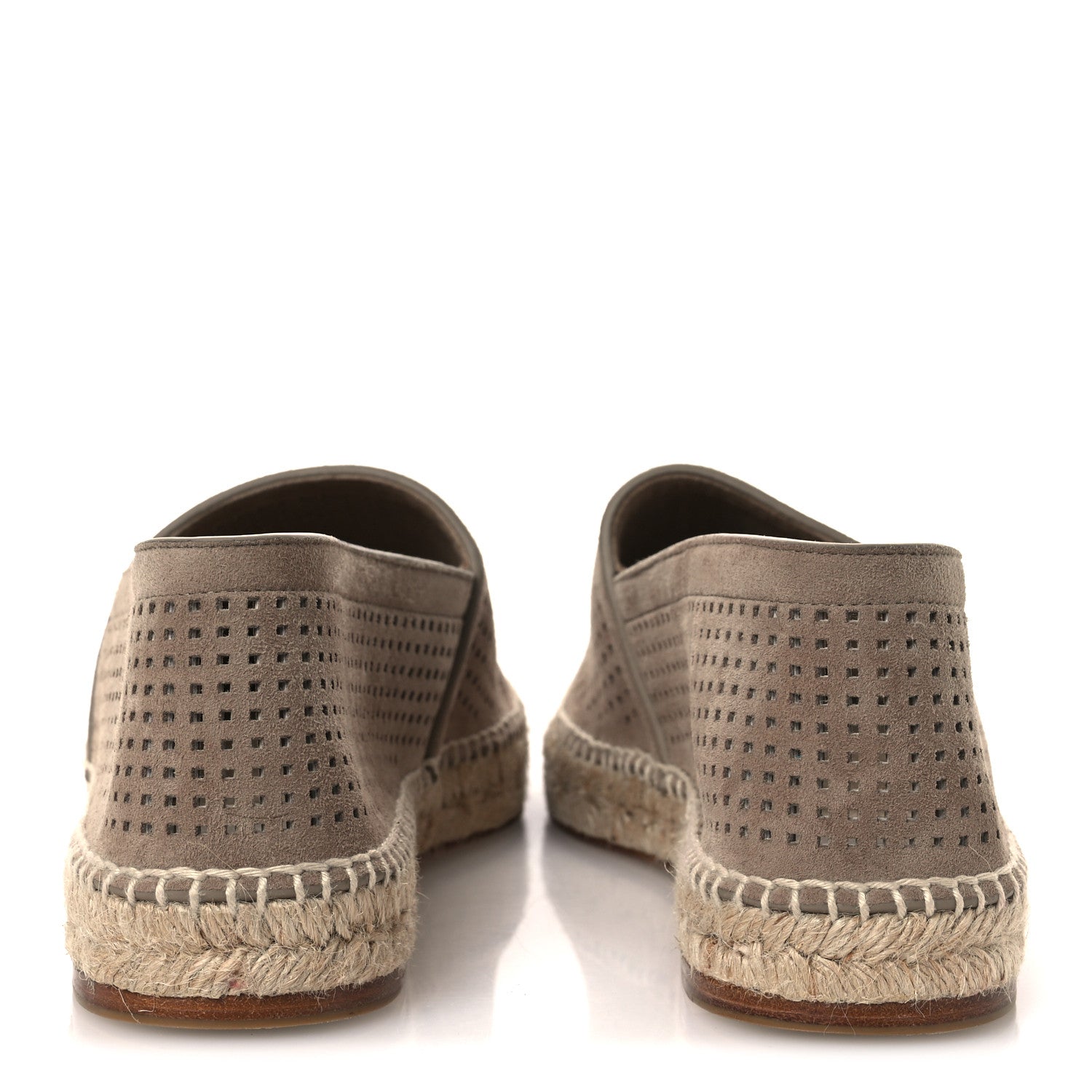 Suede Goatskin Mens Enrique Espadrilles 42 Beige Sable