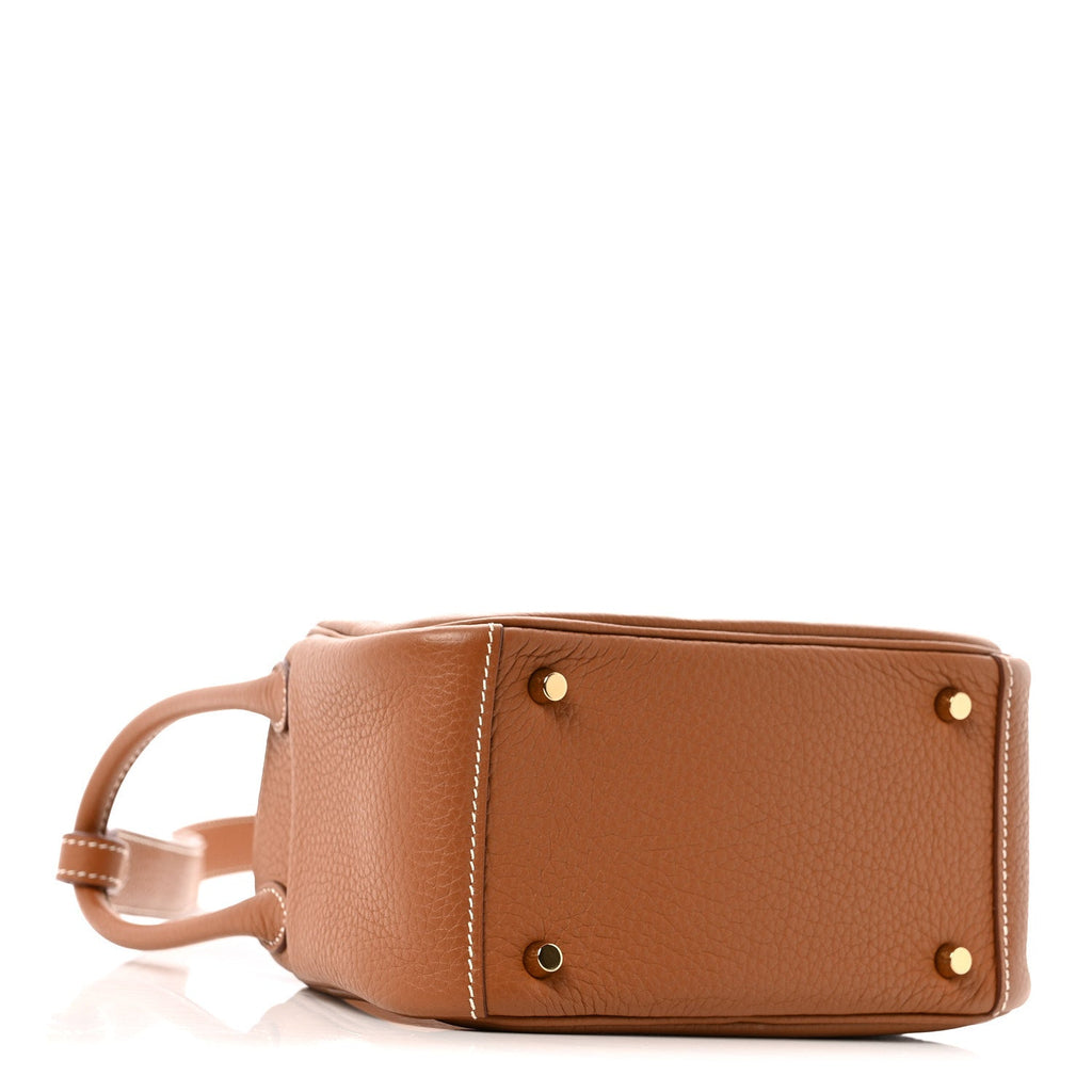 Taurillon Clemence Mini Lindy 20 Gold