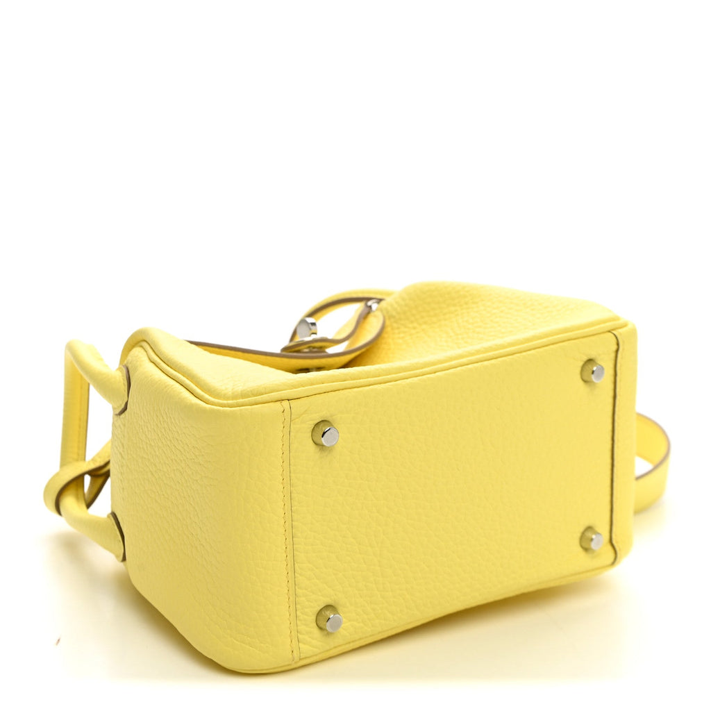 Taurillon Clemence Mini Lindy 20 Limoncello