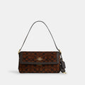 Coach Outlet Etta Small Flap Shoulder Bag In Signature Chenille