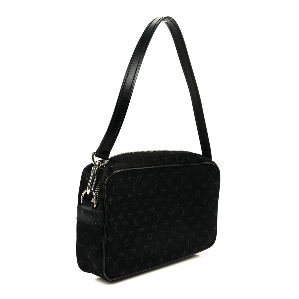 Satin Mini Monogram Conte De Fees Pochette Black