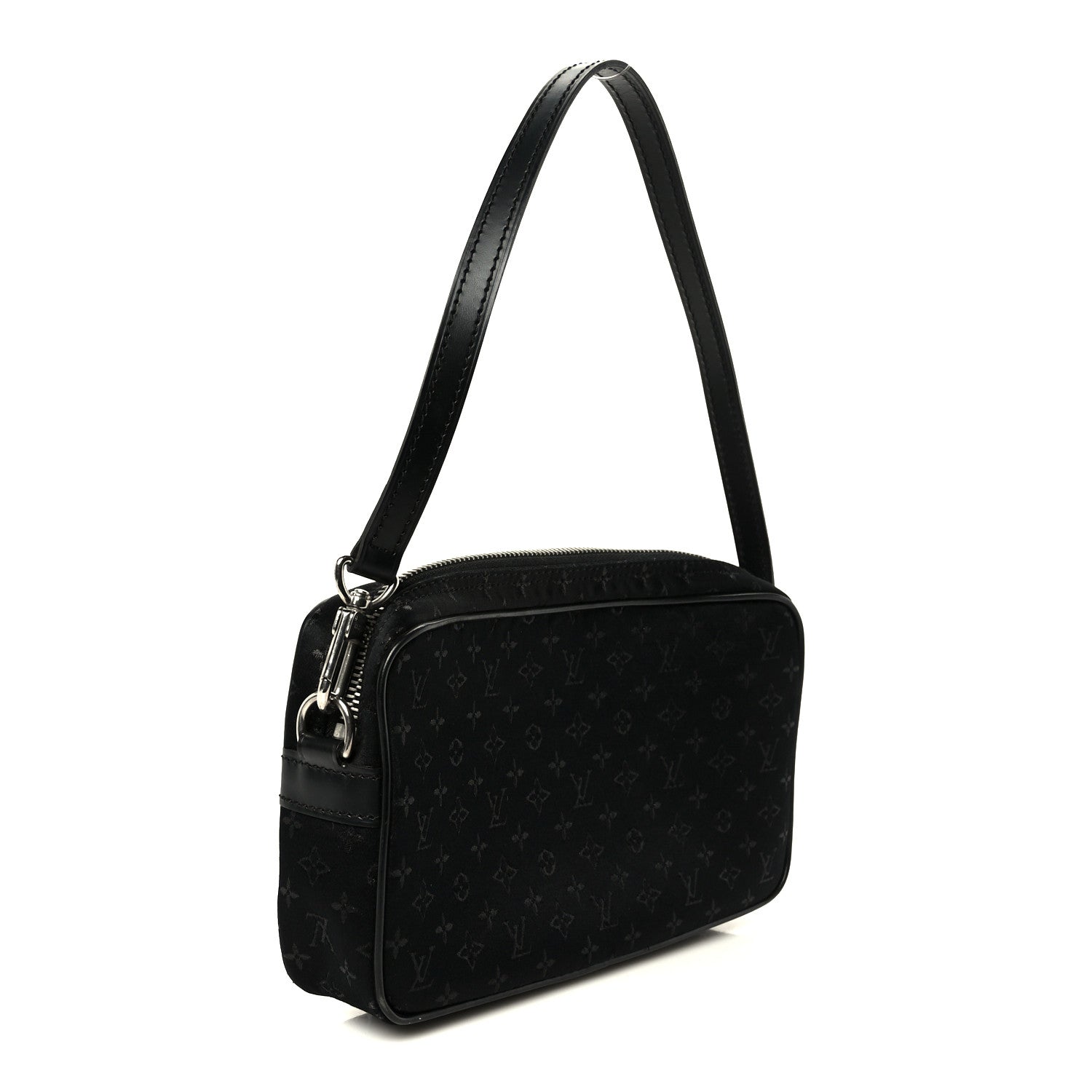 Satin Mini Monogram Conte De Fees Pochette Black