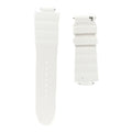 Rubber 36mm Large Cut Single Tour Band White