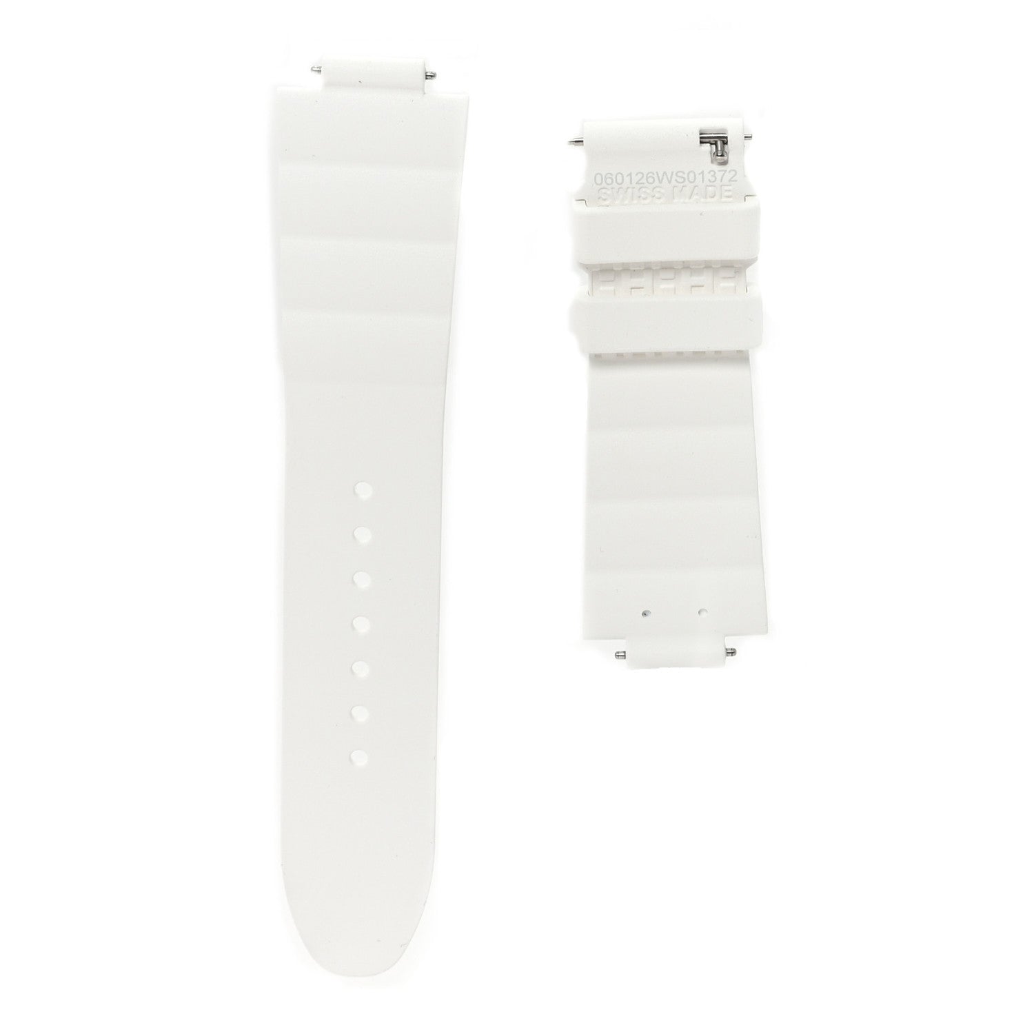 Rubber 36mm Large Cut Single Tour Band White