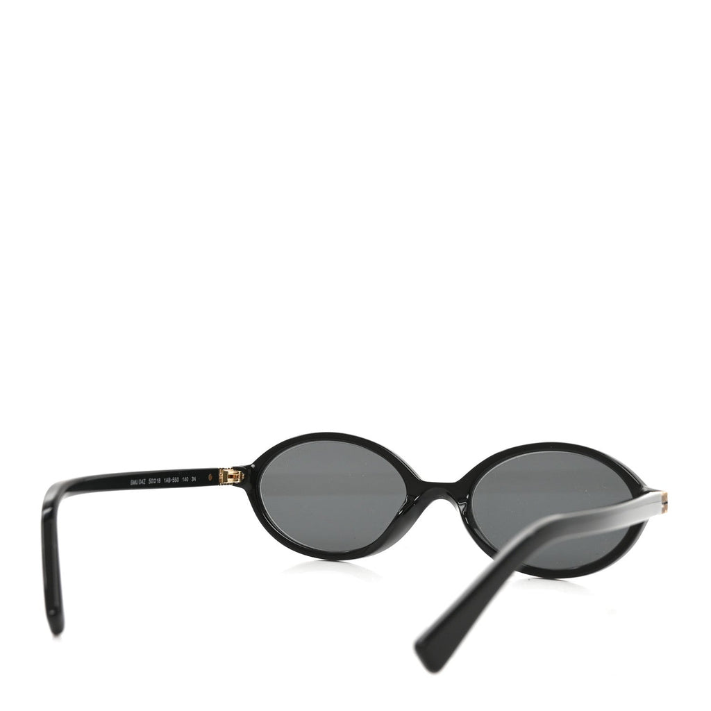 Acetate Oval Regard Sunglasses SMU04Z Black