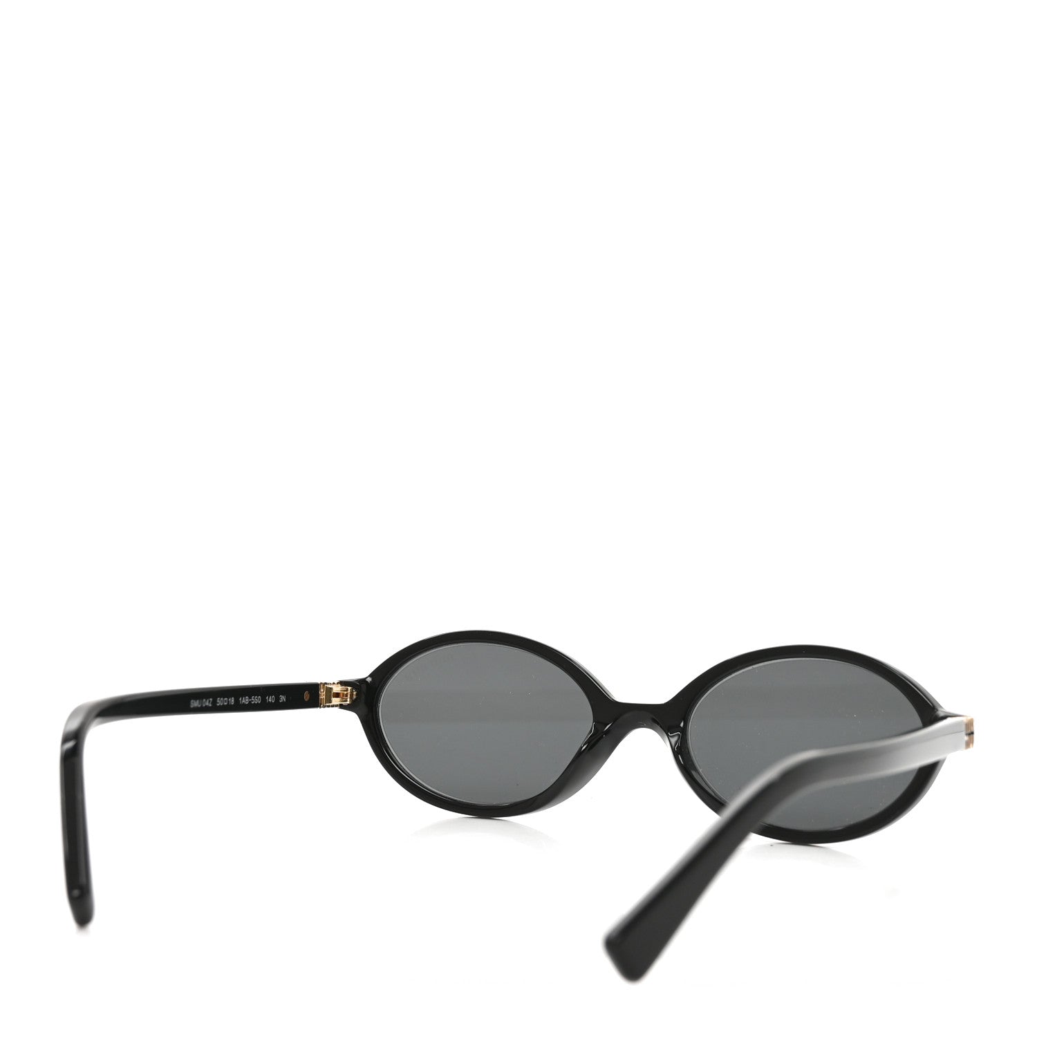 Acetate Oval Regard Sunglasses SMU04Z Black