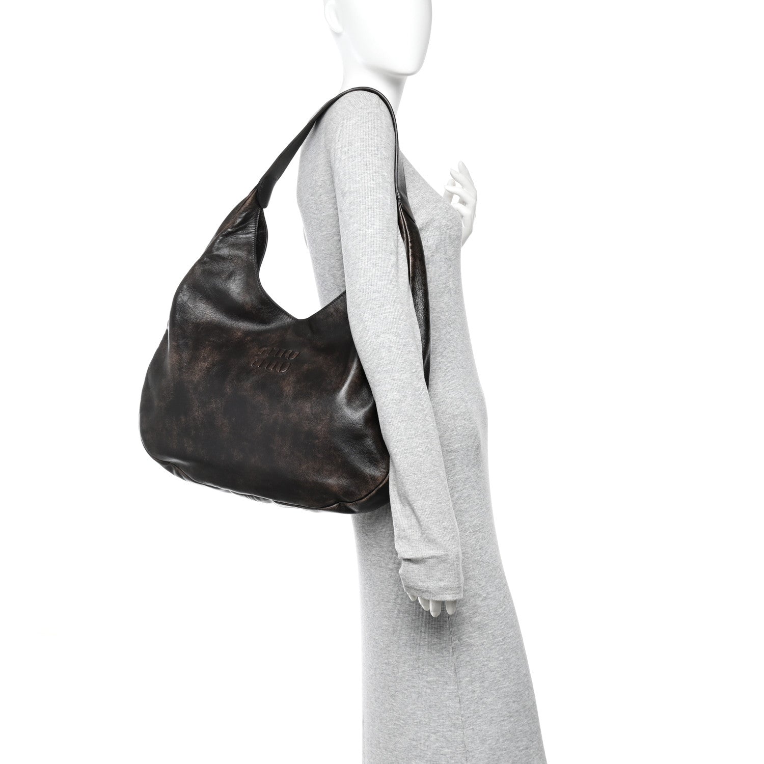 Nappa Old Hobo Bag Caffe