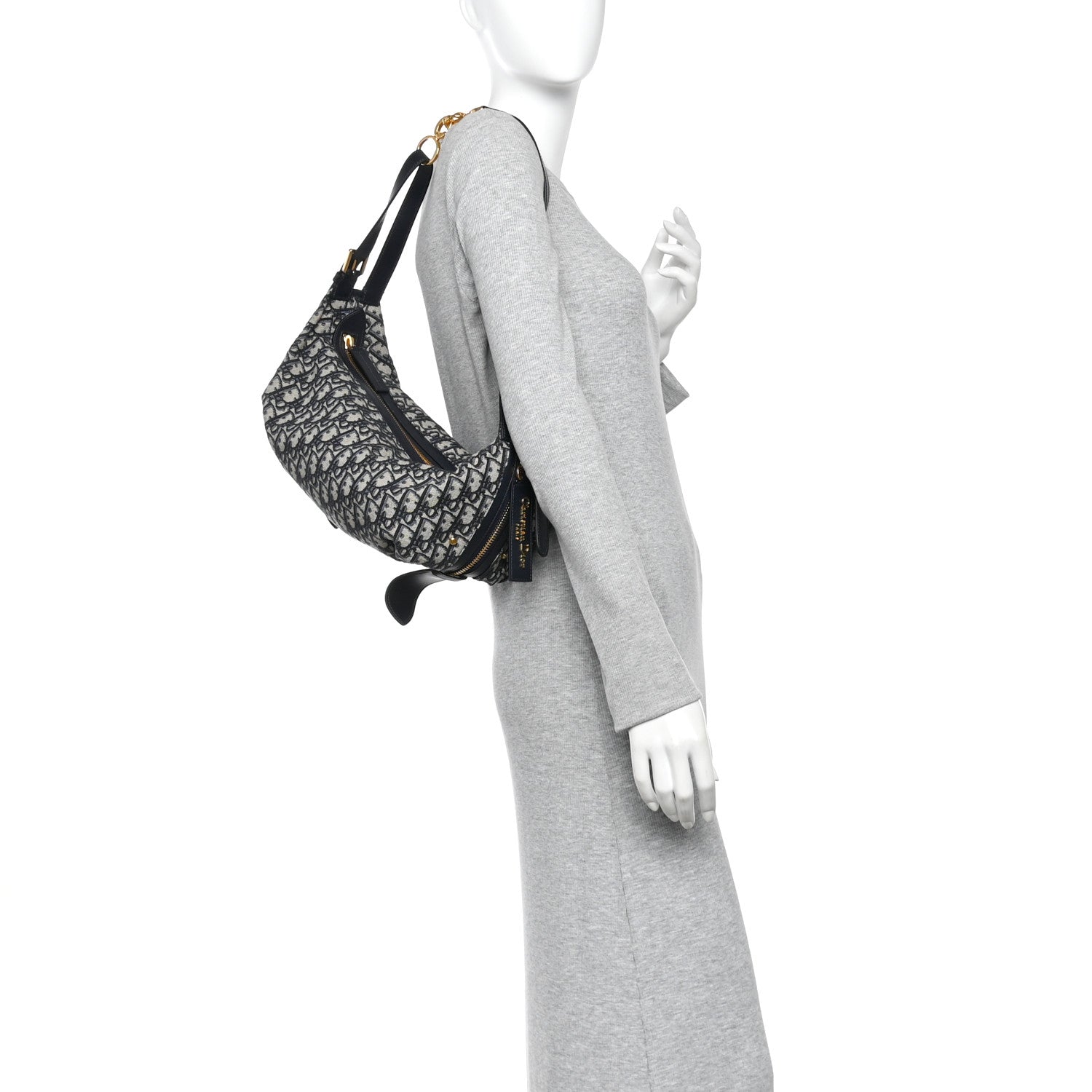 Oblique Medium D-Journey Bag Blue