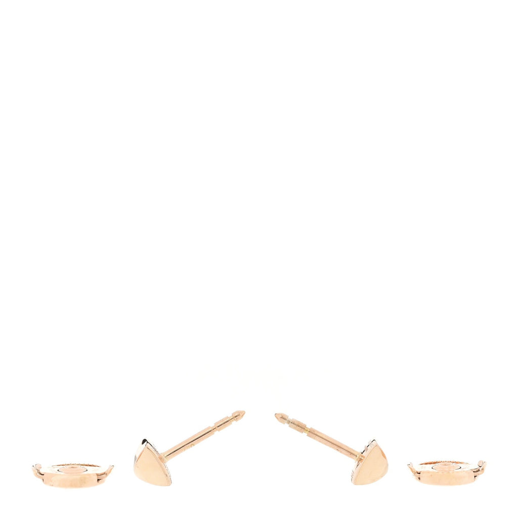 18K Rose Gold Clou d'H Stud Earrings