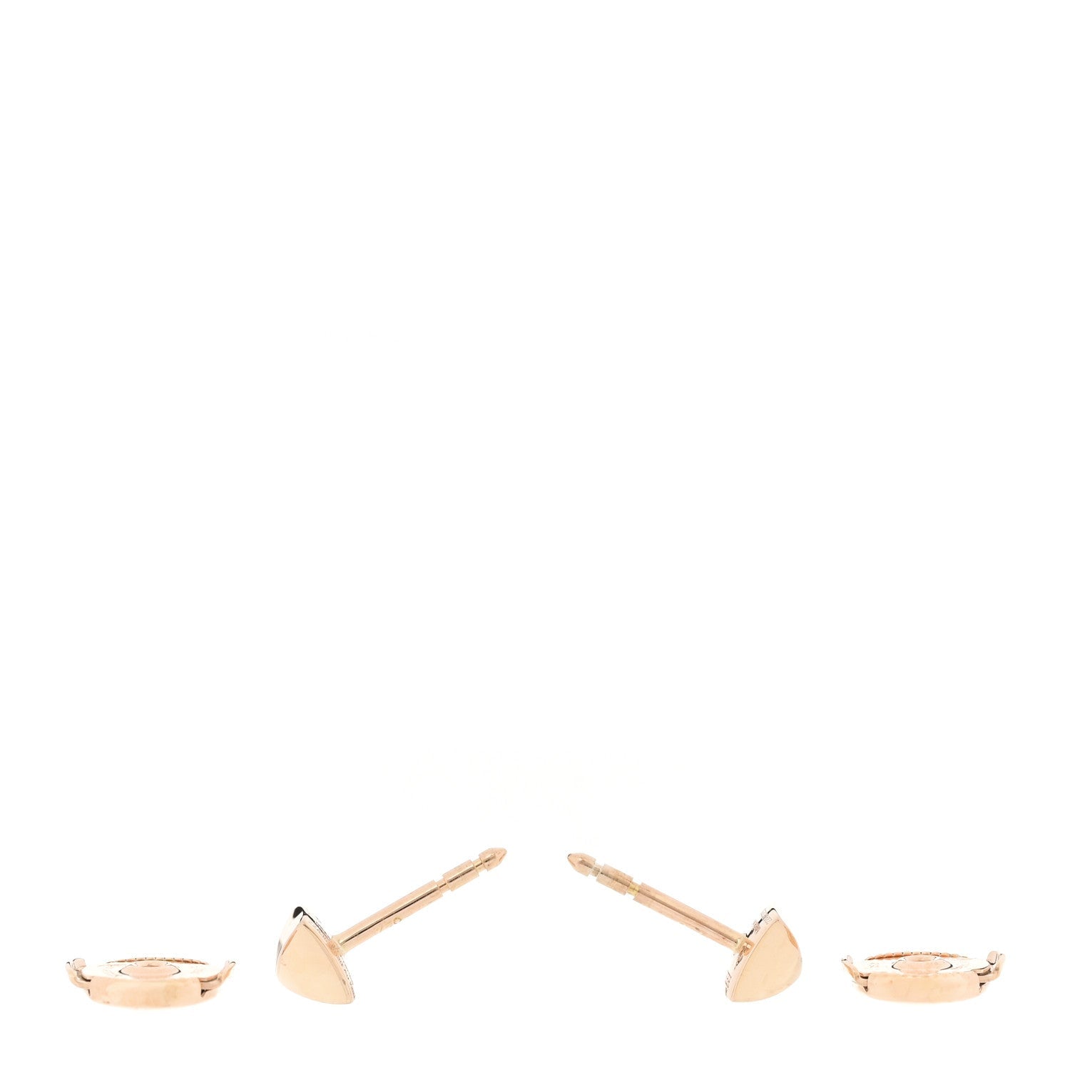 18K Rose Gold Clou d'H Stud Earrings