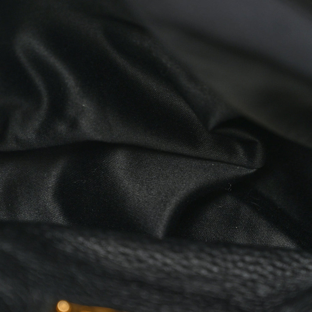 Vitello Daino Caribu Tote Black