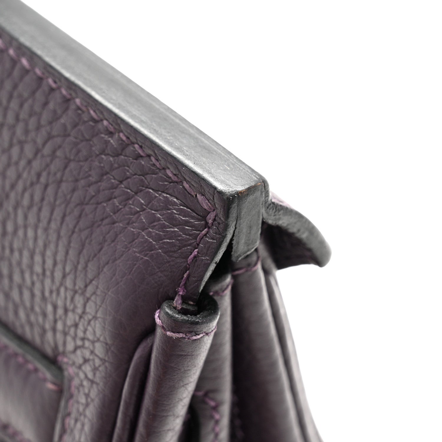 Taurillon Clemence Birkin 30 Raisin