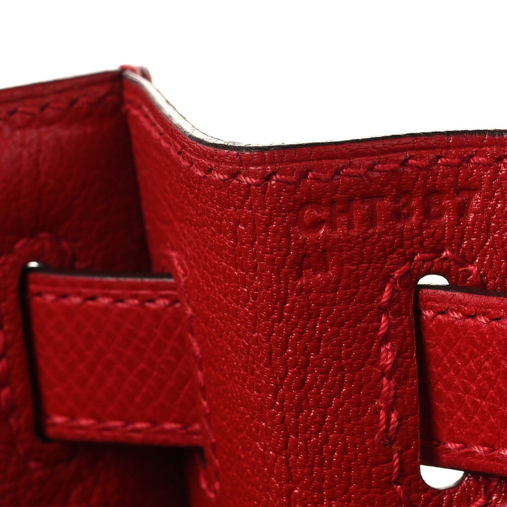 Epsom Kelly Sellier 28 Rouge Casaque