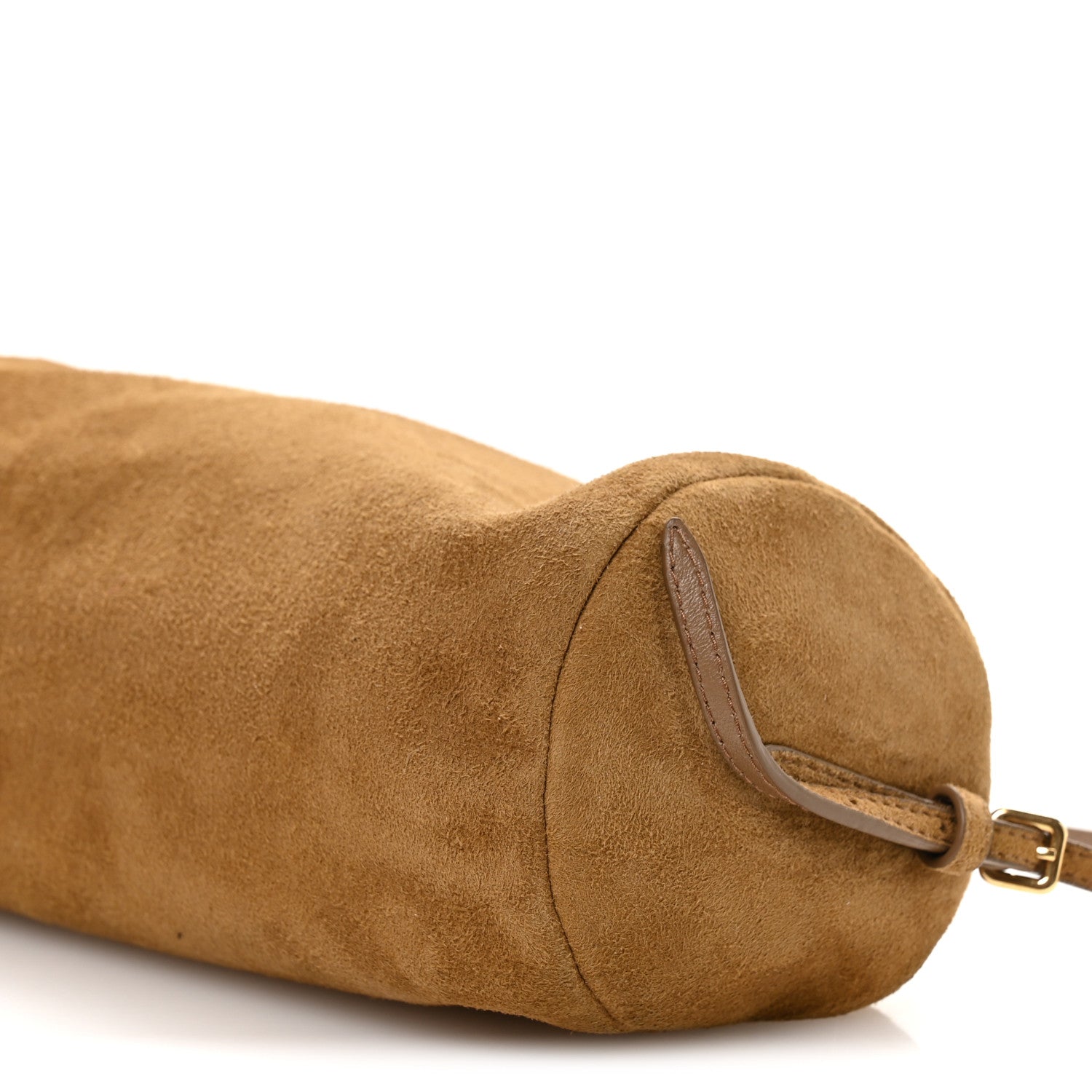 Suede Pouch Olive Green